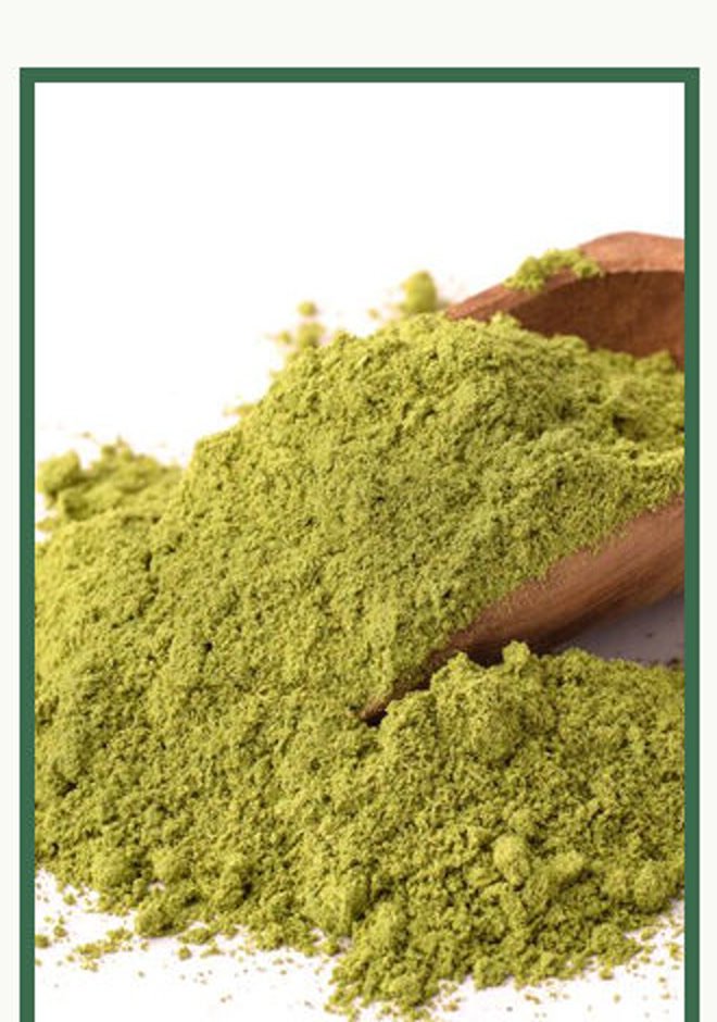 Indigo leaf powder